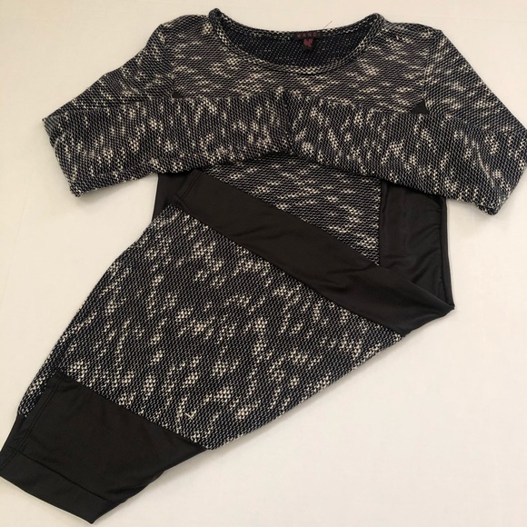 NWOT Italy - Jacquard Tunic Dress with Side Panel - Picture 6 of 13